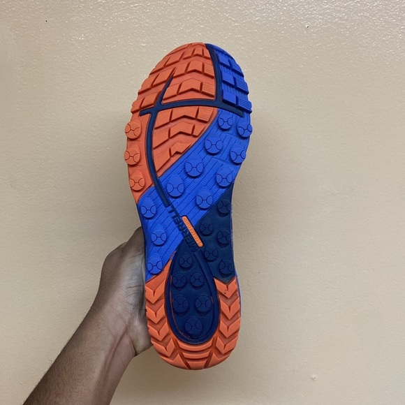 Merrell Women's All Out Charge Unifly Trail Running Sneakers “Purple Orange - Picture 14 of 17